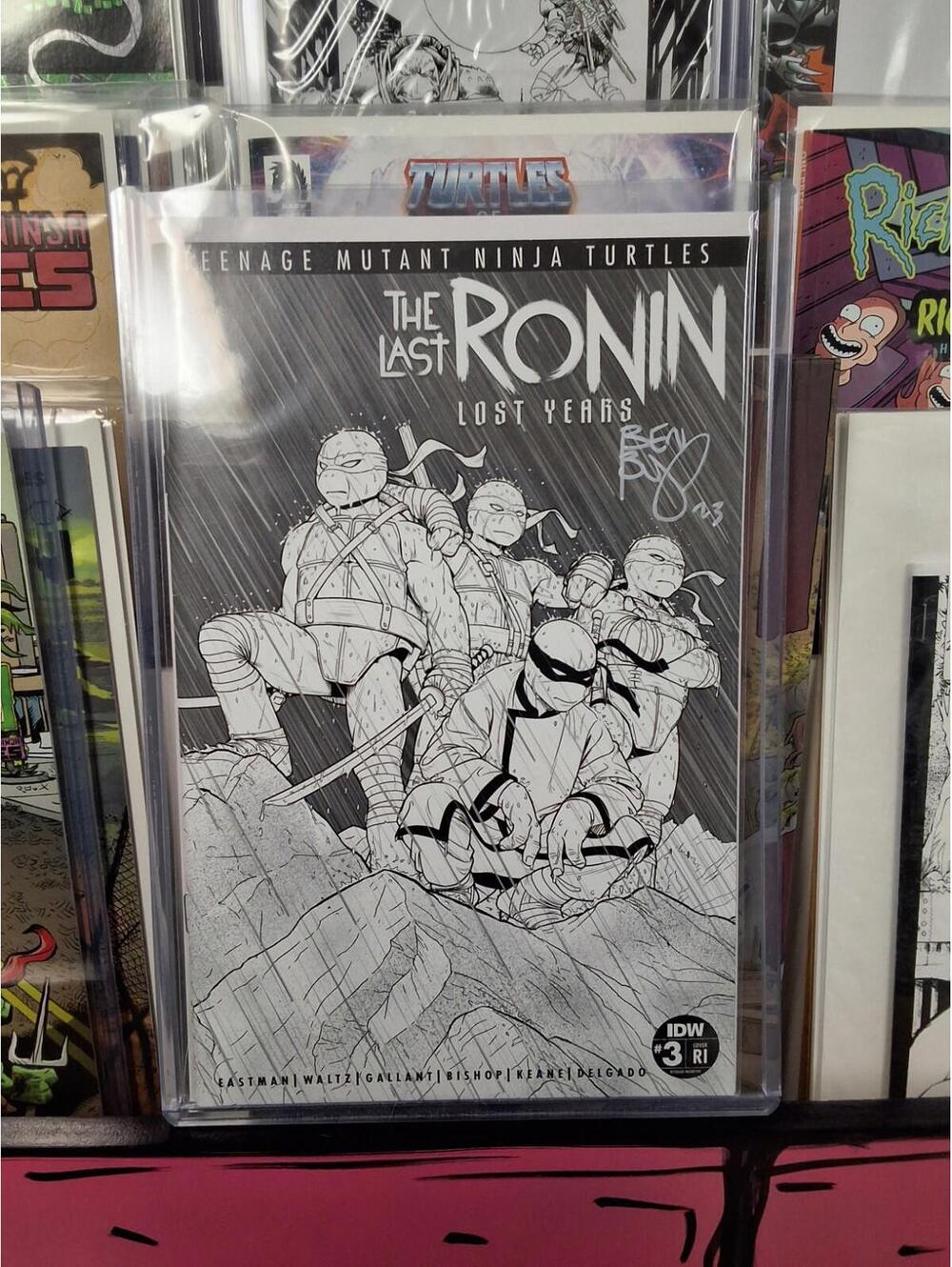 LAST RONIN: LOST YEARS 3 1:50 McKelvie, Signed by Ben Bishop
